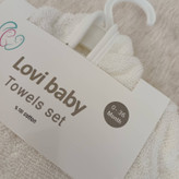 ست سیسمونی دخترانه Lovi Baby | شامل تنپوش، کلاهدار، دستی، لیف و پاپوش | بستهبندی توری