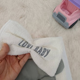 ست سیسمونی Lovi Baby با بستهبندی جعبهای طرح خرس پاپیوندار رنگ طوسی | ۴ تیکه