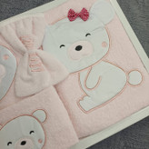 خرید ست سیسمونی ۵ تیکه Lovi Baby | دخترانه پسرانه، جعبهای، الیاف طبیعی، بدون پرز و حساسیت